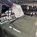 フロントガラスもコーティング